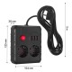 Maclean power strip, extender 2 sockets + 3xUSB, 110-240V AC 50/60Hz, 2.1A max 2500W, 3 m, black, MCE388 B Maclean power strip, extender 2 sockets + 3xUSB, 110-240V AC 50/60Hz, 2.1A max 2500W, 3 m, black, MCE388 B
