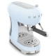 Smeg ECF02PBEU coffee machine pastel blue