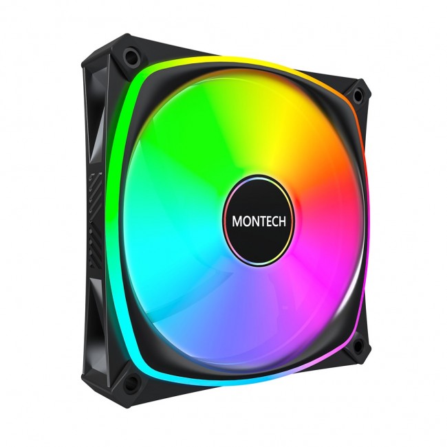 Montech AX120 PRO Computer case Fan 12 cm Black 3 pc(s) Montech AX120 PRO Computer case Fan 12 cm Black 3 pc(s)