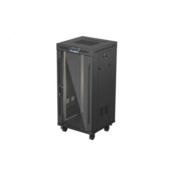 Lanberg FF01-6624-12BL rack cabinet 24U Freestanding rack Black