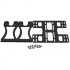 Singularity Computers Protium Vertical Mount for pumps and reservoirs - black