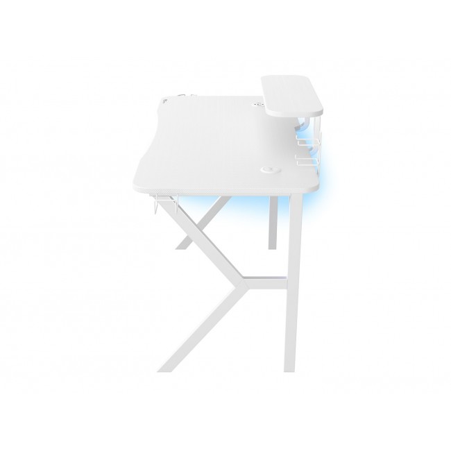Genesis Gaming Tisch HOLM 320 RGB wei (120cm x 75cm)