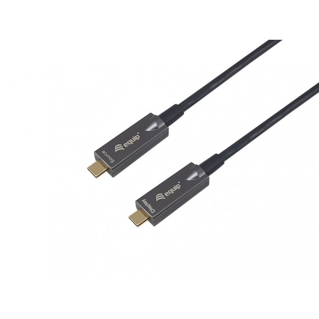 Equip USB-C to C Active Optical Cable, 5m, PD 60W, 8K/60Hz, 10Gbps, Video+Data+PD