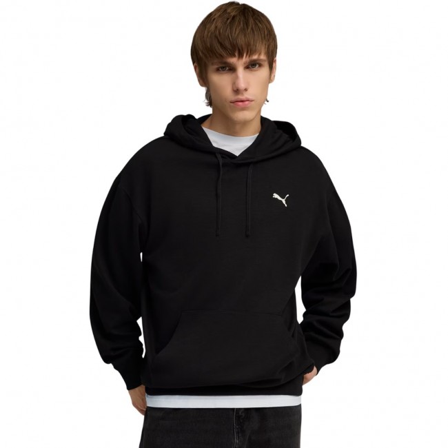 Bluza męska Puma ESS Elevated Relaxed Hoodie czarna 692019 01 XL
