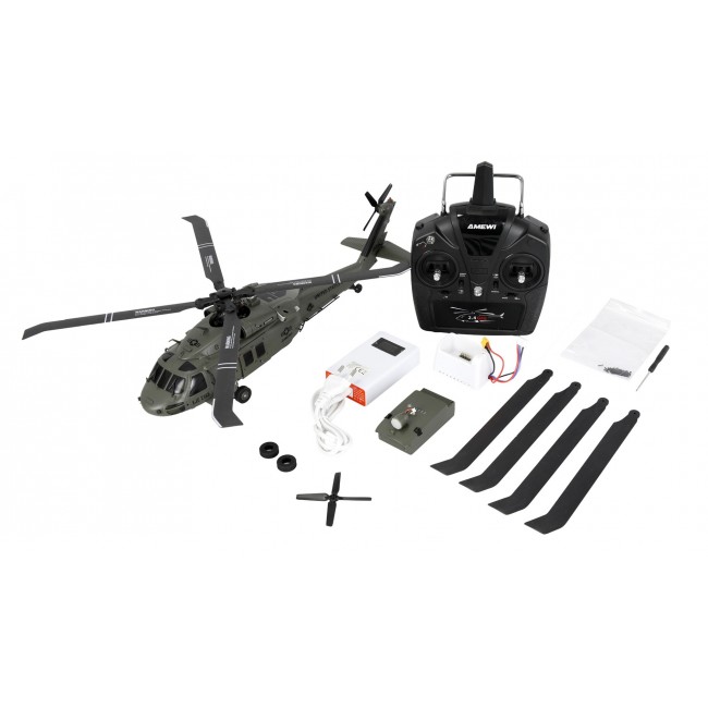 Amewi UH60 Black Hawk Radio-Controlled (RC) model Helicopter Electric engine 1:47