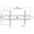 Manhattan Wall Mount for TV & Monitors (Tiltable), For screens 37