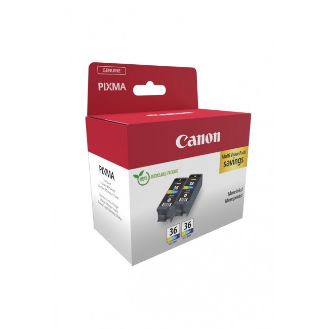 Canon 1511B025 ink cartridge 2 pc(s) Original Black, Cyan, Magenta, Yellow