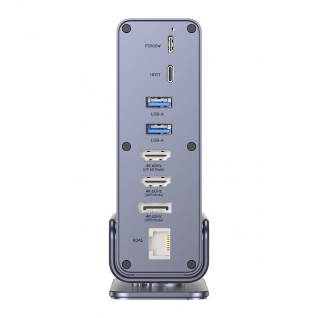 UNITEK D1135AGY01 laptop dock/port replicator Docking USB 3.2 Gen 1 (3.1 Gen 1) Type-C Grey