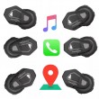 FREEDCONN T-MAX S V4 PRO SINGLE motorcycle intercom Black FREEDCONN T-MAX S V4 PRO SINGLE motorcycle intercom Black