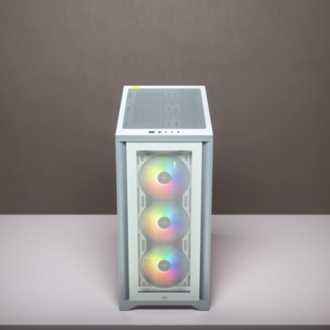 Corsair iCUE 4000X RGB Midi Tower White Corsair iCUE 4000X RGB Midi Tower White
