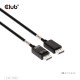 CLUB3D DisplayPort 2.1 Bi-Directional VESA DP80 Certified Cable 4K240Hz, 8K60Hz or 10K60Hz M/M 1.6m/5.25ft CLUB3D DisplayPort 2.1 Bi-Directional VESA DP80 Certified Cable 4K240Hz, 8K60Hz or 10K60Hz M/M 1.6m/5.25ft