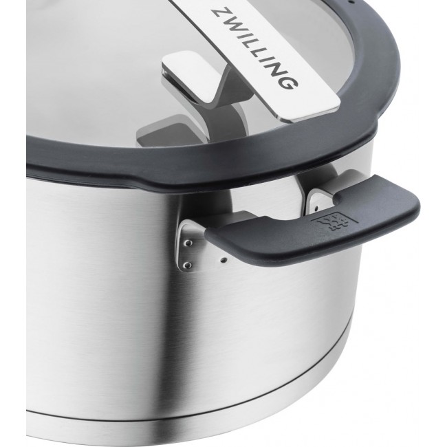 ZWILLING SIMPLIFY 66870-005-0 Pots set Stainless steel 5 pcs. Silver Black ZWILLING SIMPLIFY 66870-005-0 Pots set Stainless steel 5 pcs. Silver Black
