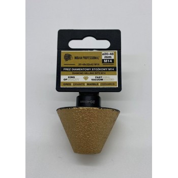 FREZ DIAMENTOWY STO KOWY M14 20-48mm /INDIAN PROFESSIONAL