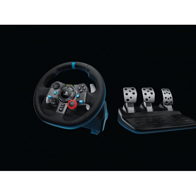 Logitech G G29 Steering wheel + Pedals Playstation 3,PlayStation 4 Analogue USB 2.0 Black Logitech G G29 Steering wheel + Pedals Playstation 3,PlayStation 4 Analogue USB 2.0 Black