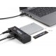 DeLOCK USB Type-C Converter for 1 x M.2 NVMe SSD + 1 x SATA SSD / HDD with Clone Function