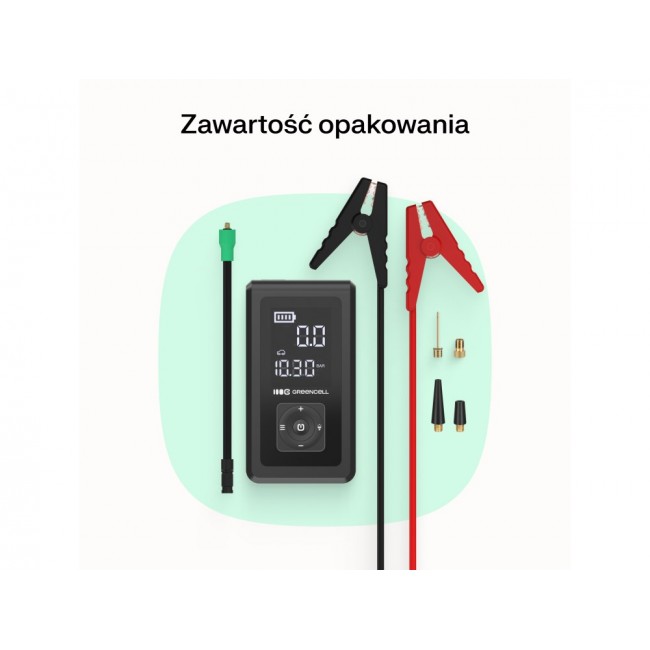 Green Cell CJSGC03 power bank Lithium-Ion (Li-Ion) 8000 mAh Black, Light Green Green Cell CJSGC03 power bank Lithium-Ion (Li-Ion) 8000 mAh Black, Light Green
