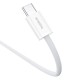 Baseus Superior USB C to USB C data cable 1 m 30 W White Baseus Superior USB C to USB C data cable 1 m 30 W White
