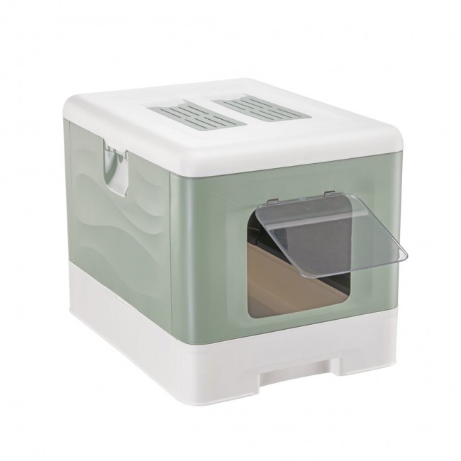 FERPLAST Sahara Green - cat litter box - 52 x 39 x 40cm