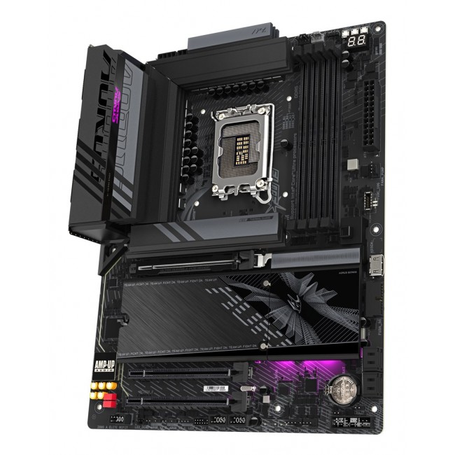 GIGABYTE Z890 AORUS ELITE WIFI7 Motherboard - Supports Intel Core Ultra (Series 2) CPUs, 16+1+2 phases VRM, up to 8800MHz DDR5 (OC), 1xPCIe 5.0 + 3xPCIe 4.0, Wi-Fi 7, 2.5GbE LAN, Thunderbolt 4