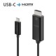 PureLink IS2201-010 video cable adapter 1 m USB Type-C HDMI Black