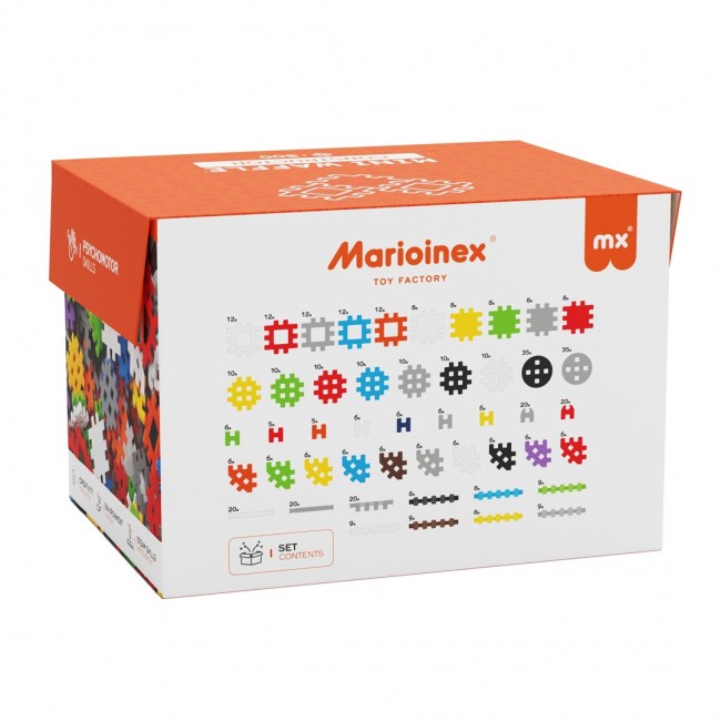 MARIOINEX Mini Waffle Building Blocks Constructor, 500 pieces