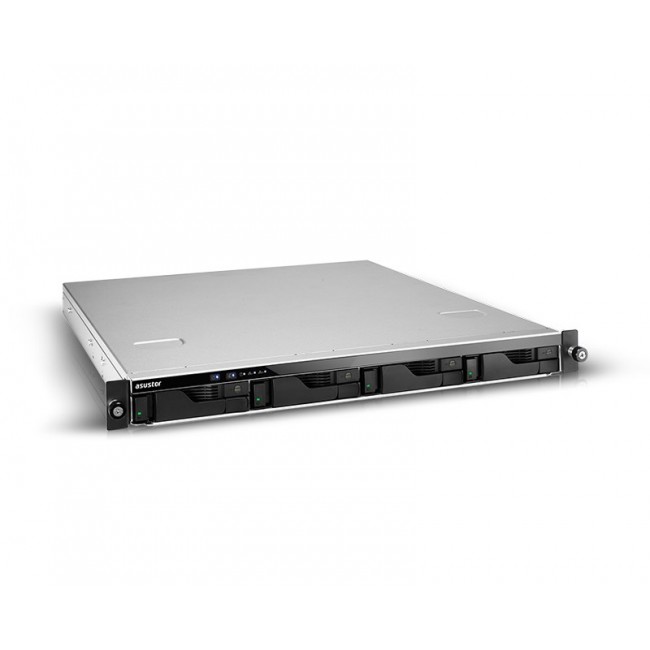 Asustor Lockerstor 4RD NAS Rack (1U) Intel Atom C3538 8 GB DDR4 Grey