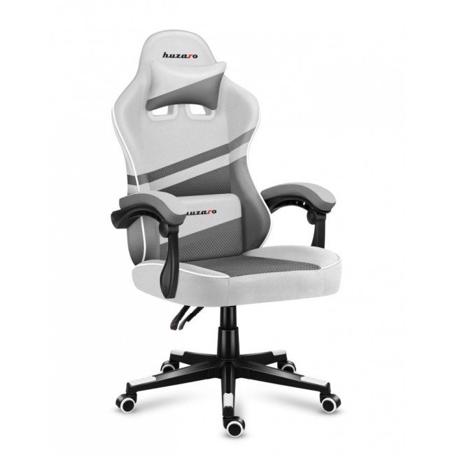 Huzaro FORCE 4.4 PC gaming chair Bucket (cradle) seat Grey, White