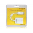 DeLOCK 61766 video cable adapter 0.125 m VGA (D-Sub) DisplayPort White