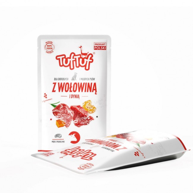 TUF TUF Beef with pumpkin - wet dog food - 500g