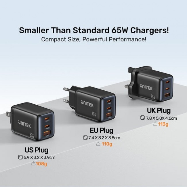 UNITEK P1130ABK01-EU mobile device charger Universal Black AC Fast charging Indoor UNITEK P1130ABK01-EU mobile device charger Universal Black AC Fast charging Indoor