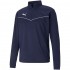 Puma teamRISE 1 4 Zip Top Peacoat-Pu Men's Sweatshirt navy blue 657394 06 S