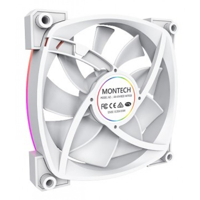 Montech AX140 PWM Computer case Fan 14 cm White 1 pc(s) Montech AX140 PWM Computer case Fan 14 cm White 1 pc(s)