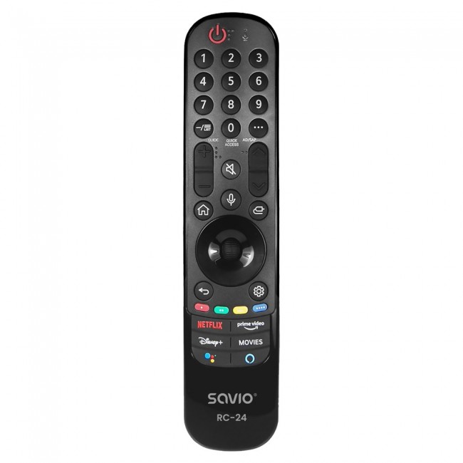 SAVIO RC-24 Universal/Replacement Remote for LG TV SMART TV SAVIO RC-24 Universal/Replacement Remote for LG TV SMART TV