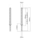 Maclean MC-912 Universal Soundbar Speaker Mount Holder TV Mounting Adjustable VESA 23 Maclean MC-912 Universal Soundbar Speaker Mount Holder TV Mounting Adjustable VESA 23