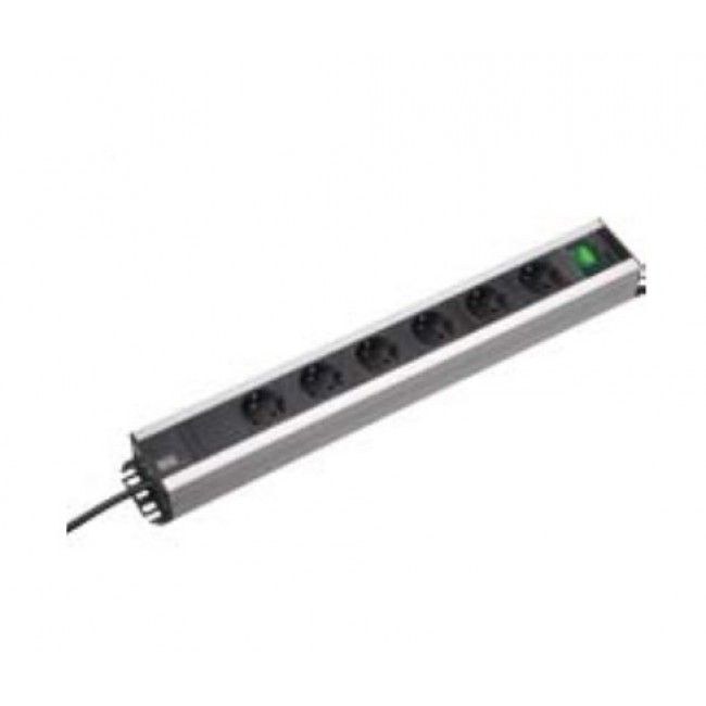 Bachmann 300.008 power extension 2 m 6 AC outlet(s) Black, Grey Bachmann 300.008 power extension 2 m 6 AC outlet(s) Black, Grey
