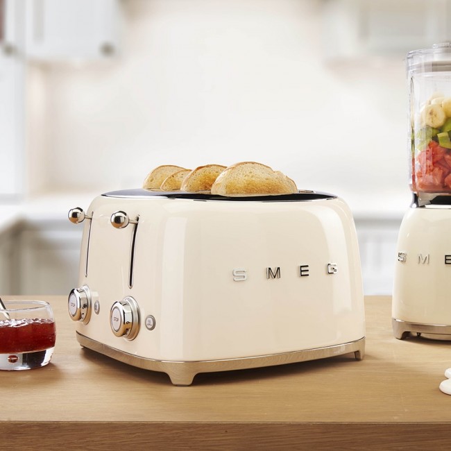Smeg 50's Style Toaster TSF03CREU Cream Smeg 50's Style Toaster TSF03CREU Cream