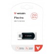 Verbatim Plectra USB-C Flash Drive Black 256GB