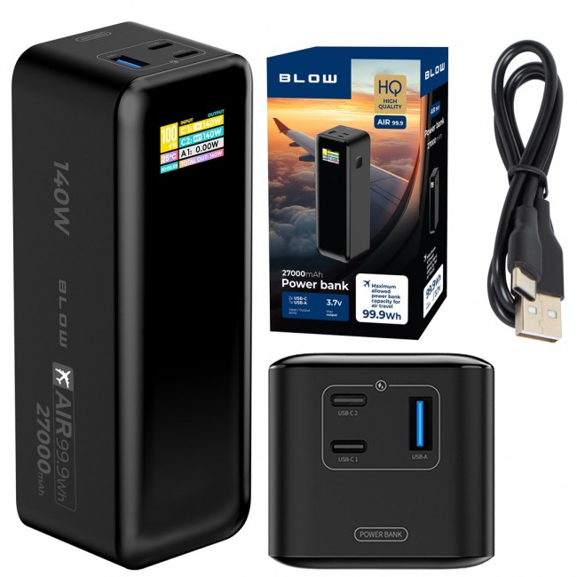Power Bank 27000mAh PD 140W AIR99.9 LCD
