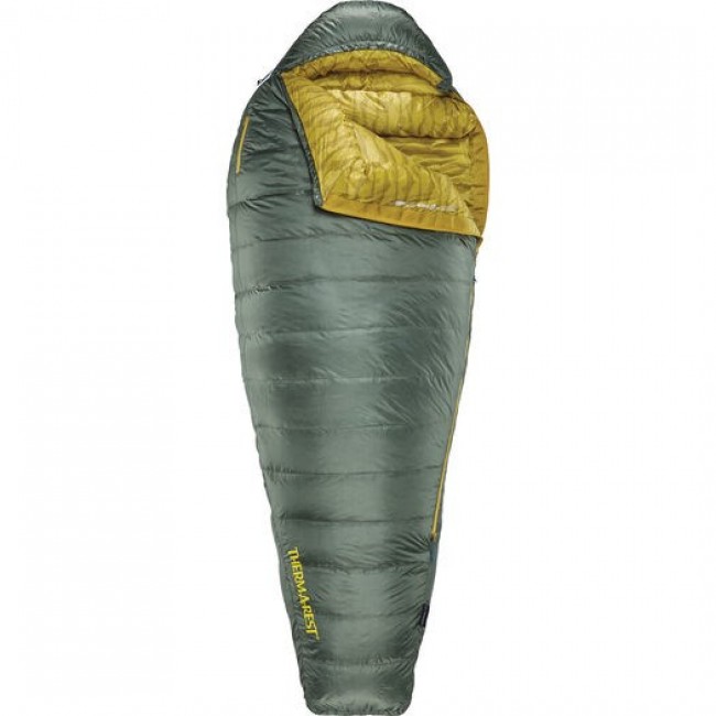 Therm-a-Rest Questar Adult Mummy sleeping bag Polyester Green, Yellow