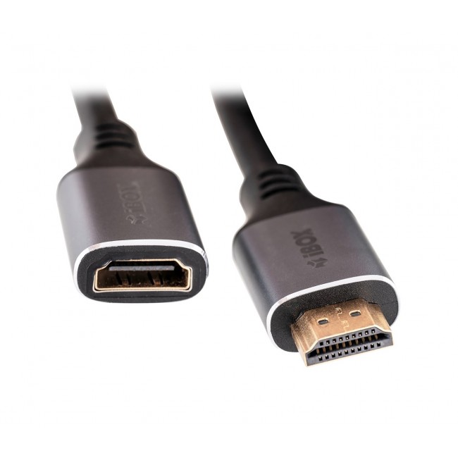 IBox ITVFMHD012 HDMI to HDMI 4K extension cable with gold plug 2 m