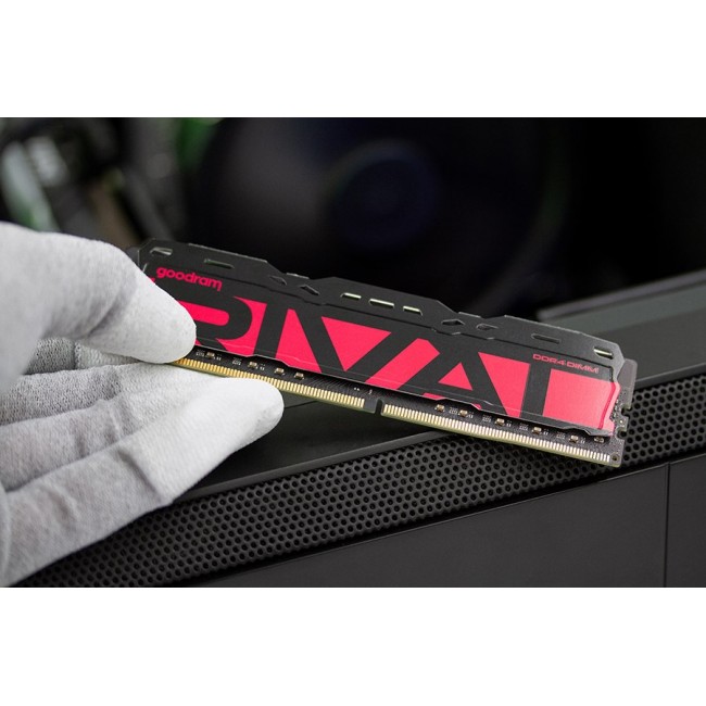 Goodram *DDR4 Rival Radiant 32GB (2*16)/3200 CL16 Red memory module 2 x 16 GB 3200 MT/s 288-pin DIMM