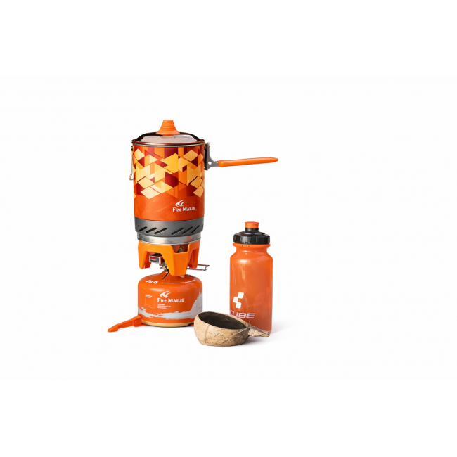 Fire-Maple FMS-X2 camping stove with Orange pot