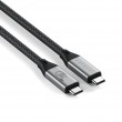 Satechi USB4 V2 Pro Cable USB cable USB4 Gen 4x2 1.2 m USB C 120 Gbit/s 240 W Silver, Black