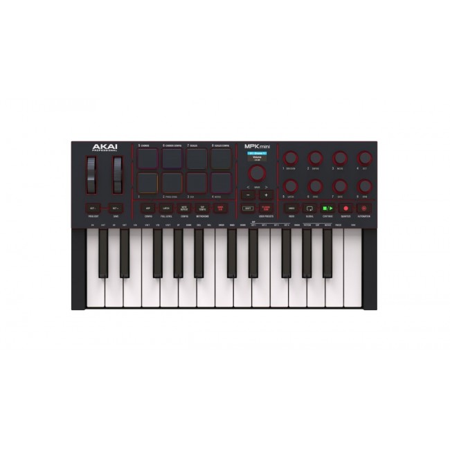 AKAI MPK Mini MK4 - MIDI controller / control keypad, black AKAI MPK Mini MK4 - MIDI controller / control keypad, black