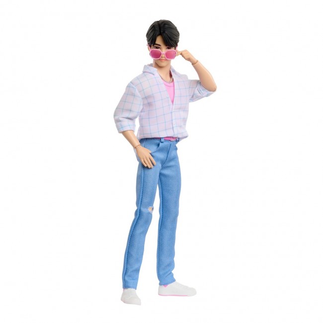 Mattel KPop Demon Hunters Saja Boys Jinu Fashion Doll in Soda Pop Look with Themed Movie Accessories