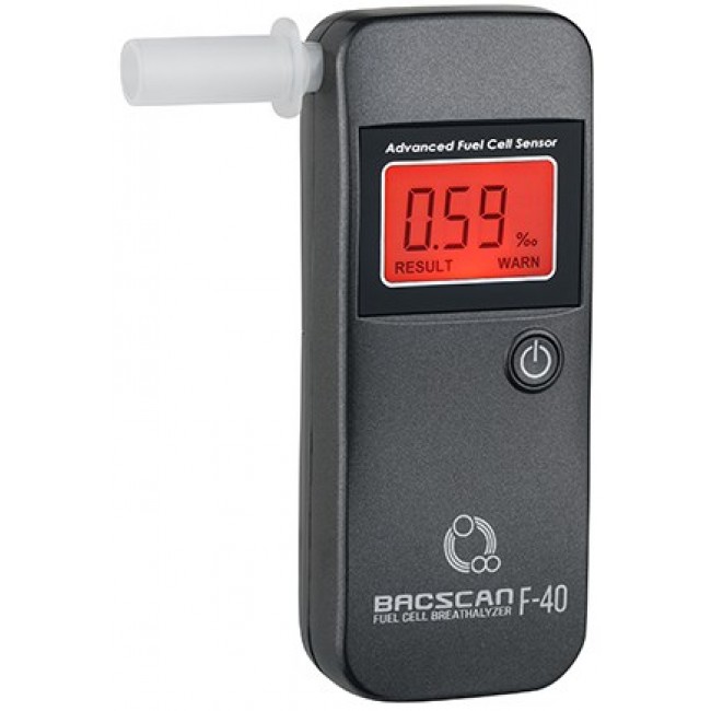 BACscan F-40 alcohol tester 0 - 4% Grey BACscan F-40 alcohol tester 0 - 4% Grey