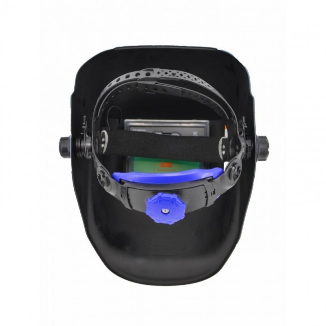 AWTOOLS AUTO-DARKENING WELDING HELMET LYG-8 BLUE DIN 9-13 DOUBLE PAINTED