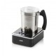 Domo DO717MF milk frother/warmer Automatic Black, Stainless steel