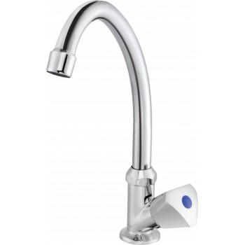 Basin mixer for cold or mixed water
