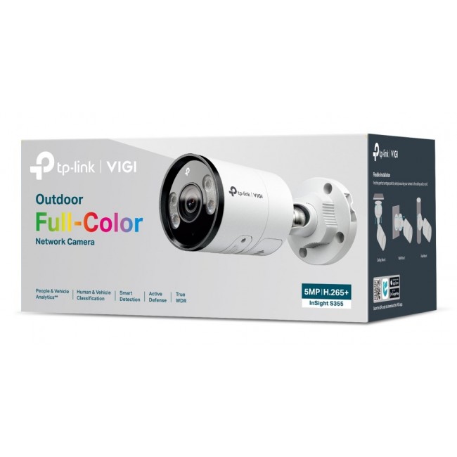 TP-Link INSIGHT S355 Bullet IP security camera Outdoor 2880 x 1620 pixels Wall TP-Link INSIGHT S355 Bullet IP security camera Outdoor 2880 x 1620 pixels Wall